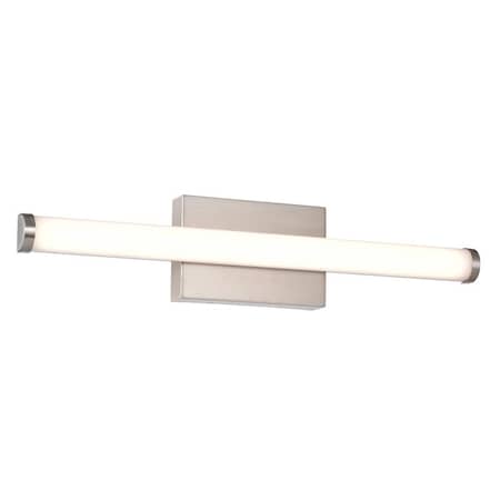 Sunpark Integrated LED Vanity Light Fixture, Tunable Color Temperature, CEC Complaint, Satin Nickel Finish FL5524D-J-MCT-62